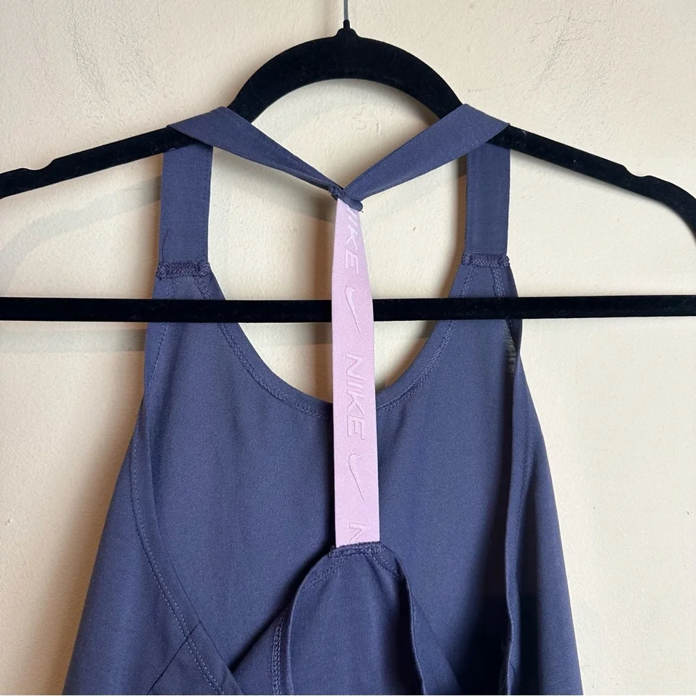 Nike Training Elastika Tank Top in Purple with Pink Accents Womens Size XS - Picture 9 of 16